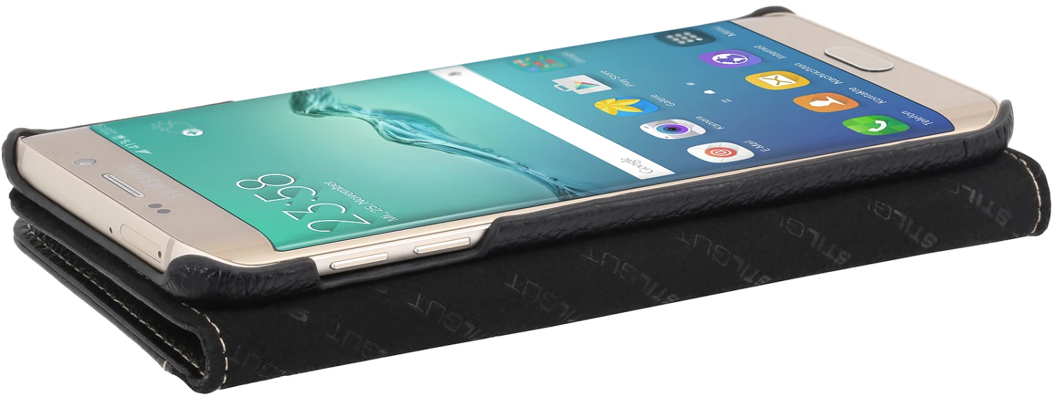 StilGut - Samsung Galaxy S6 Edge+ Hülle Talis Mit Kreditkartenfach Aus Leder 8 StilGut - Samsung Galaxy S6 Edge+ Hülle Talis Mit Kreditkartenfach Aus Leder – Bild 8