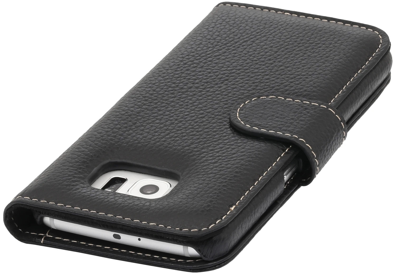 StilGut - Samsung Galaxy S6 Hülle Talis Mit Kreditkartenfach Aus Leder 4 StilGut - Samsung Galaxy S6 Hülle Talis Mit Kreditkartenfach Aus Leder – Bild 4