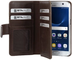 StilGut - Samsung Galaxy S7 Hülle Talis XL Mit Kreditkartenfach -Outlet STILGUT Store samsung galaxy s7 stilgut talis kaffee 01