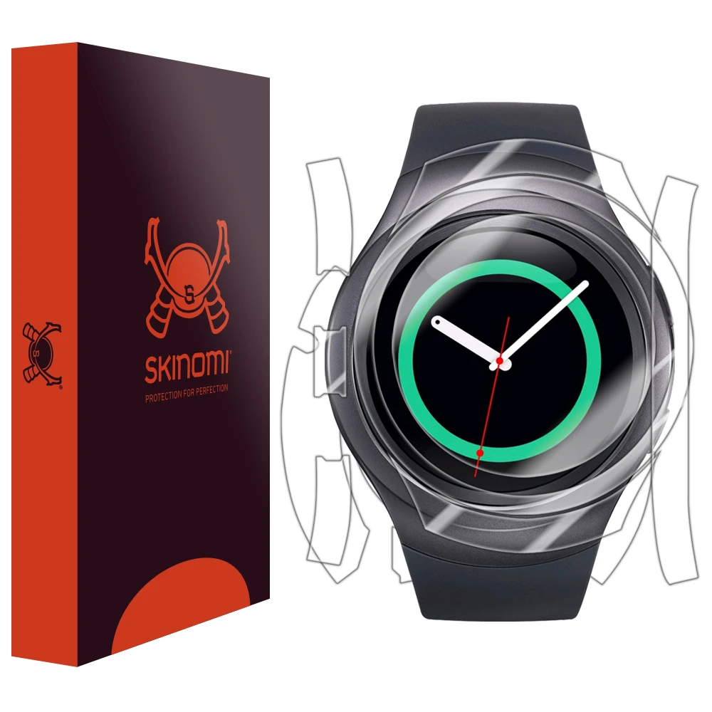 Skinomi - Displayschutzfolie Samsung Gear S2 TechSkin Vorder- Und Rückseite 1 Skinomi - Displayschutzfolie Samsung Gear S2 TechSkin Vorder- Und Rückseite