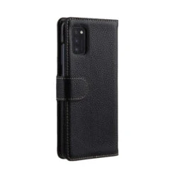 StilGut - Samsung Galaxy A41 Flip Cover Talis Mit Kartenfach -Outlet STILGUT Store samsung galaxy a41 wallet case talis black m 05