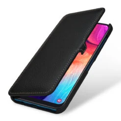 StilGut - Samsung Galaxy A50 Tasche Book Type Mit Clip -Outlet STILGUT Store samsung galaxy a50 tasche book type mit clip schwarz td 01 1