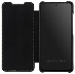 StilGut - Samsung Galaxy A52 Case Book Type -Outlet STILGUT Store samsung galaxy a52 book case black 04