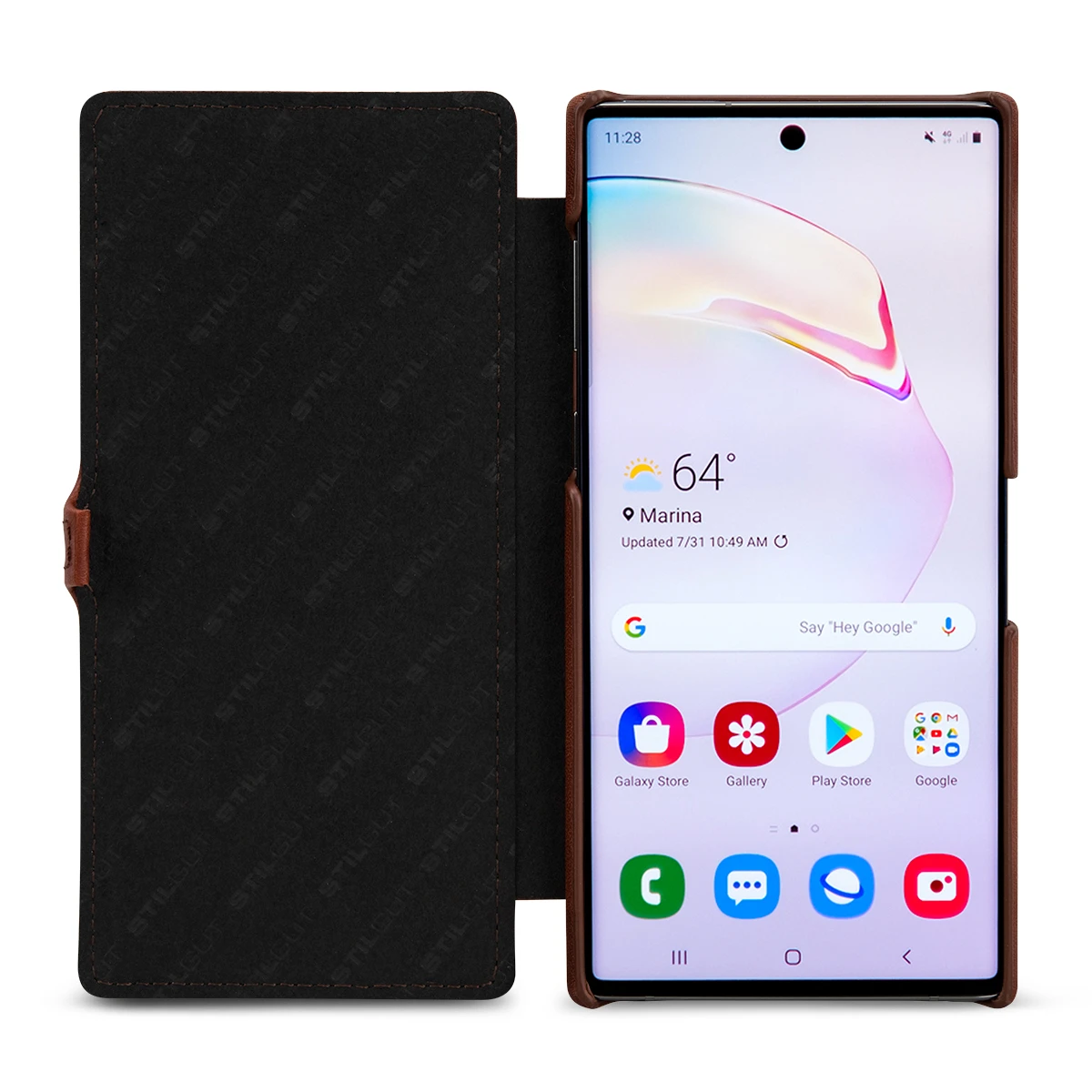 StilGut - Samsung Galaxy Note 10 Tasche Book Type Mit Clip – Bild 2