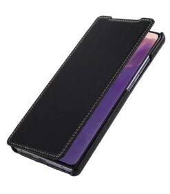 StilGut - Samsung Galaxy Note 20 Case Book Type -Outlet STILGUT Store samsung galaxy note 20 book case black nappa m 01