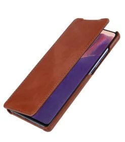 StilGut - Samsung Galaxy Note 20 Case Book Type -Outlet STILGUT Store samsung galaxy note 20 book case brown m 01
