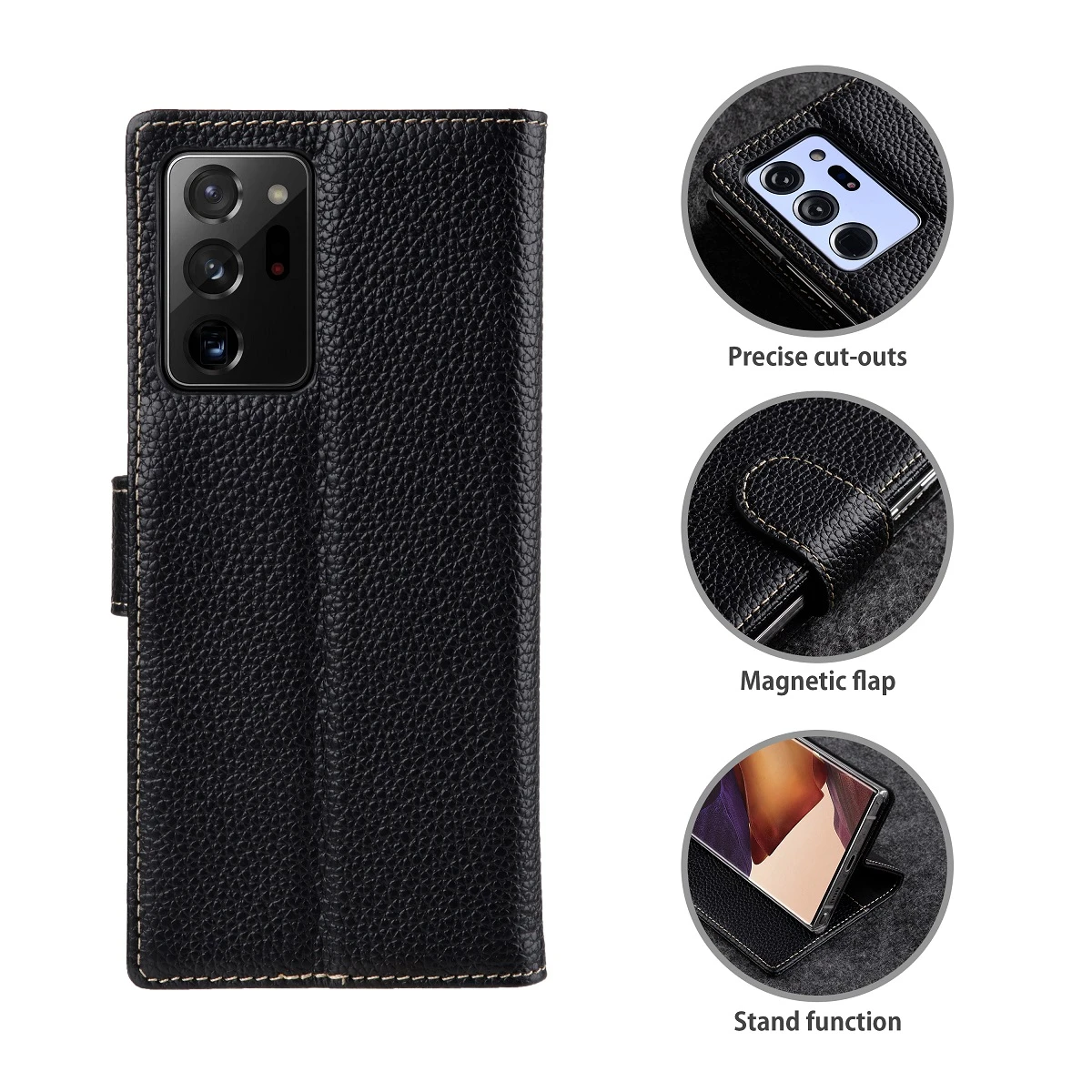 StilGut - Samsung Galaxy Note 20 Ultra Flip Cover Talis Mit Kartenfach 2 StilGut - Samsung Galaxy Note 20 Ultra Flip Cover Talis Mit Kartenfach – Bild 2