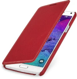 StilGut - Handyhülle Für Galaxy Note 4 "Book Type" Aus Leder -Outlet STILGUT Store samsung galaxy note 4 cover bt r 01