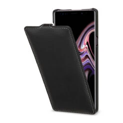 StilGut - Samsung Galaxy Note 9 Hülle UltraSlim -Outlet STILGUT Store samsung galaxy note 9 huelle ultraslim schwarz nappa w 01