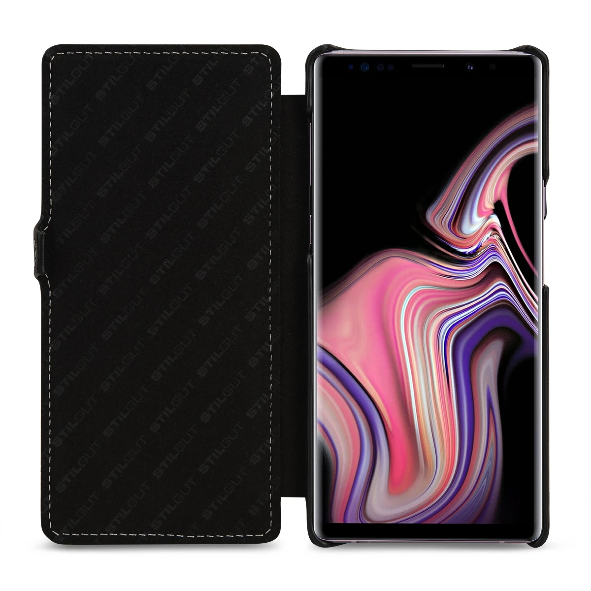 StilGut - Samsung Galaxy Note 9 Tasche Book Type Mit Clip 2 StilGut - Samsung Galaxy Note 9 Tasche Book Type Mit Clip – Bild 2