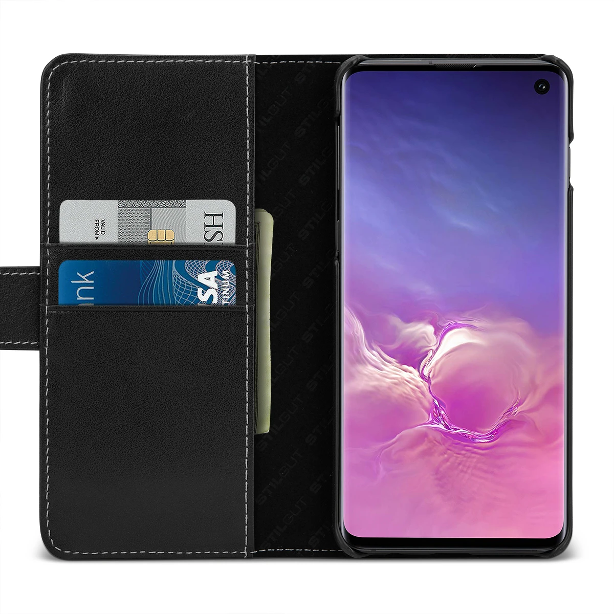 StilGut - Samsung Galaxy S10 Hülle Talis Mit Kartenfach 9 StilGut - Samsung Galaxy S10 Hülle Talis Mit Kartenfach – Bild 9