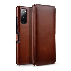 StilGut - Samsung Galaxy S20 FE Tasche Book Type Mit Clip 10 StilGut - Samsung Galaxy S20 FE Tasche Book Type Mit Clip -Outlet STILGUT Store samsung galaxy s20 fe book case clip brown 01