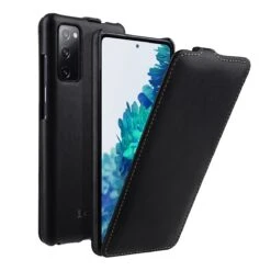 StilGut - Samsung Galaxy S20 FE Hülle UltraSlim -Outlet STILGUT Store samsung galaxy s20 fe flip case ultraslim black nappa