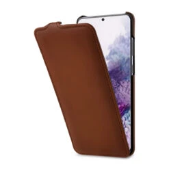 StilGut - Samsung Galaxy S20 Plus Hülle UltraSlim -Outlet STILGUT Store samsung galaxy s20 plus flip case ultraslim brown td 01