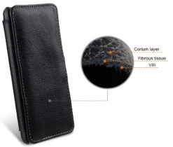 StilGut - Samsung Galaxy S21 Tasche Book Type Mit Clip -Outlet STILGUT Store samsung galaxy s21 book case clip black 03