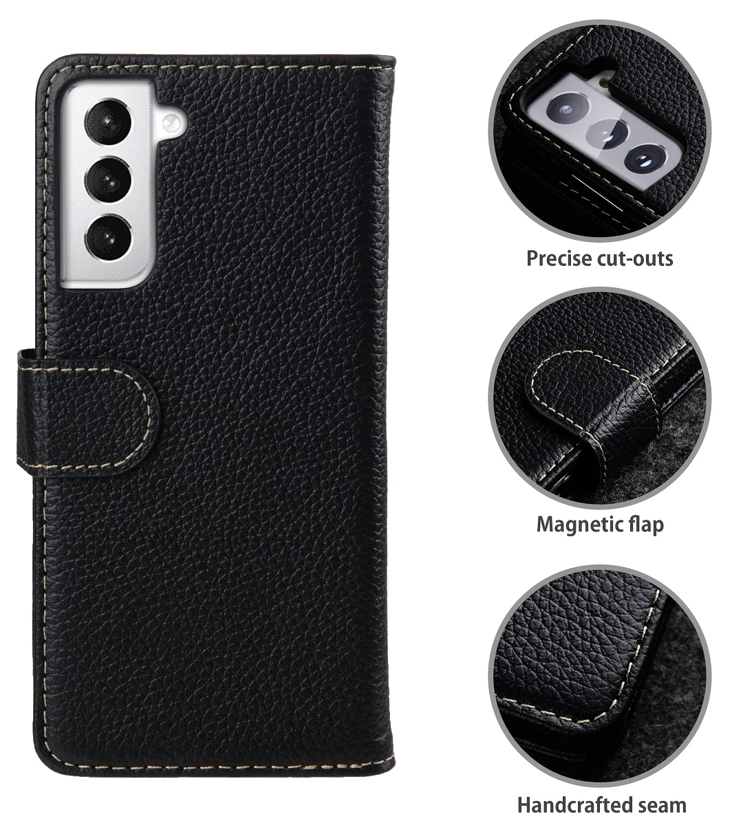 StilGut - Samsung Galaxy S21 Plus Flip Cover Talis Mit Kartenfach 2 StilGut - Samsung Galaxy S21 Plus Flip Cover Talis Mit Kartenfach – Bild 2