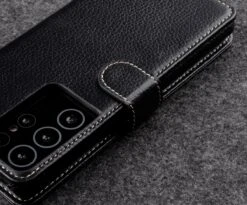 StilGut - Samsung Galaxy S21 Ultra Flip Cover Talis Mit Kartenfach -Outlet STILGUT Store samsung galaxy s21 ultra wallet case talis black 07