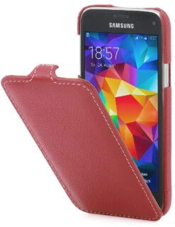 StilGut - UltraSlim Case Für Samsung Galaxy S5 Mini Aus Leder -Outlet STILGUT Store samsung galaxy s5 mini etui ts r 01 1