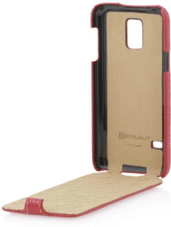 StilGut - UltraSlim Case Für Samsung Galaxy S5 Mini Aus Leder -Outlet STILGUT Store samsung galaxy s5 mini etui ts r 08
