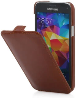 StilGut - UltraSlim Case Für Samsung Galaxy S5 Mini Aus Leder -Outlet STILGUT Store samsung galaxy s5 mini leder ts cog 01