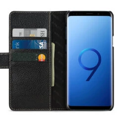 StilGut - Samsung Galaxy S9+ Hülle Talis Mit Kreditkartenfach -Outlet STILGUT Store samsung galaxy s9 plus huelle talis mit kreditkartenfach schwarz 01 w 1