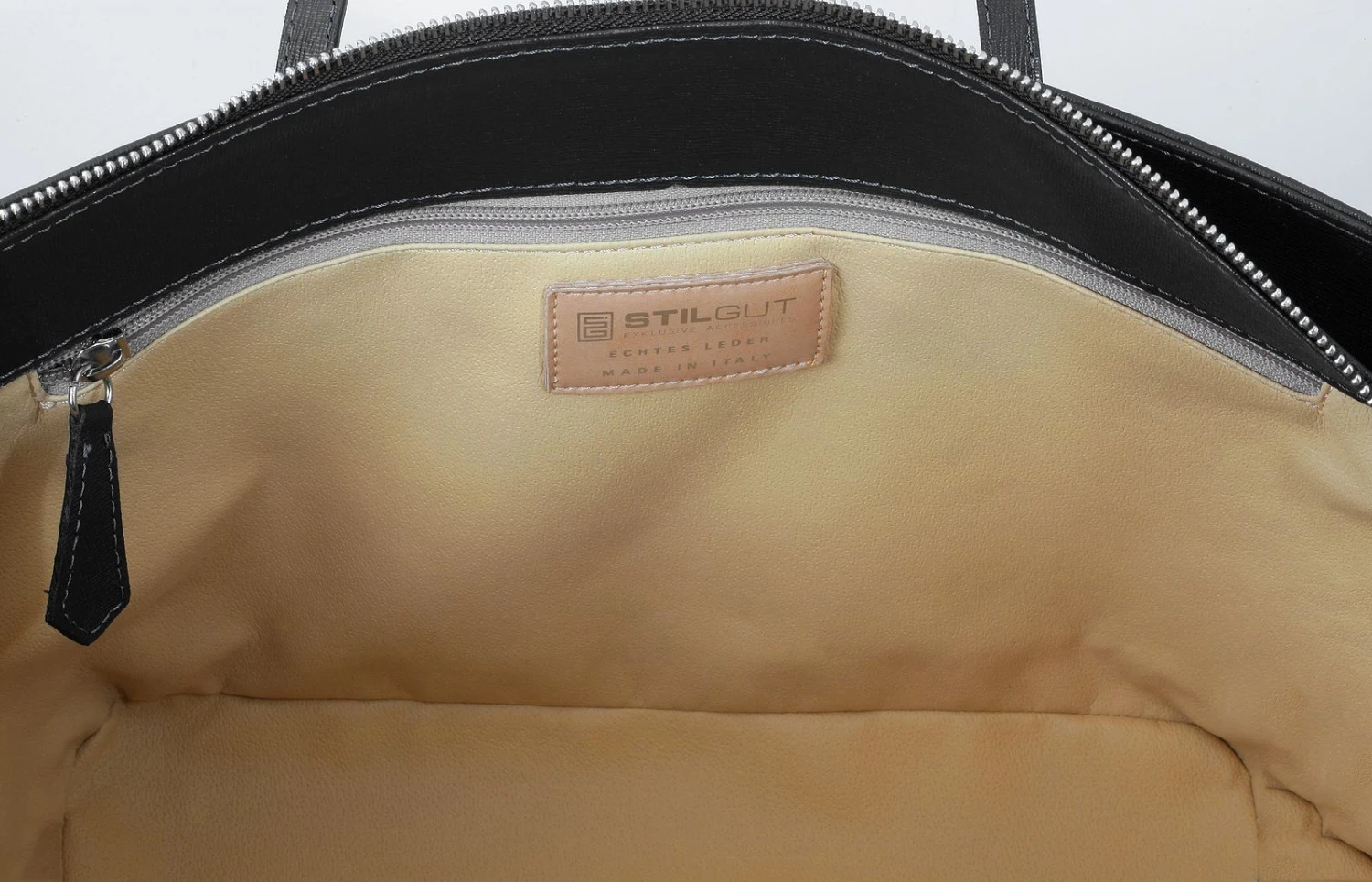 StilGut - Shopper Schultertasche Aus Echtem Italienischen Leder 6 StilGut - Shopper Schultertasche Aus Echtem Italienischen Leder – Bild 6