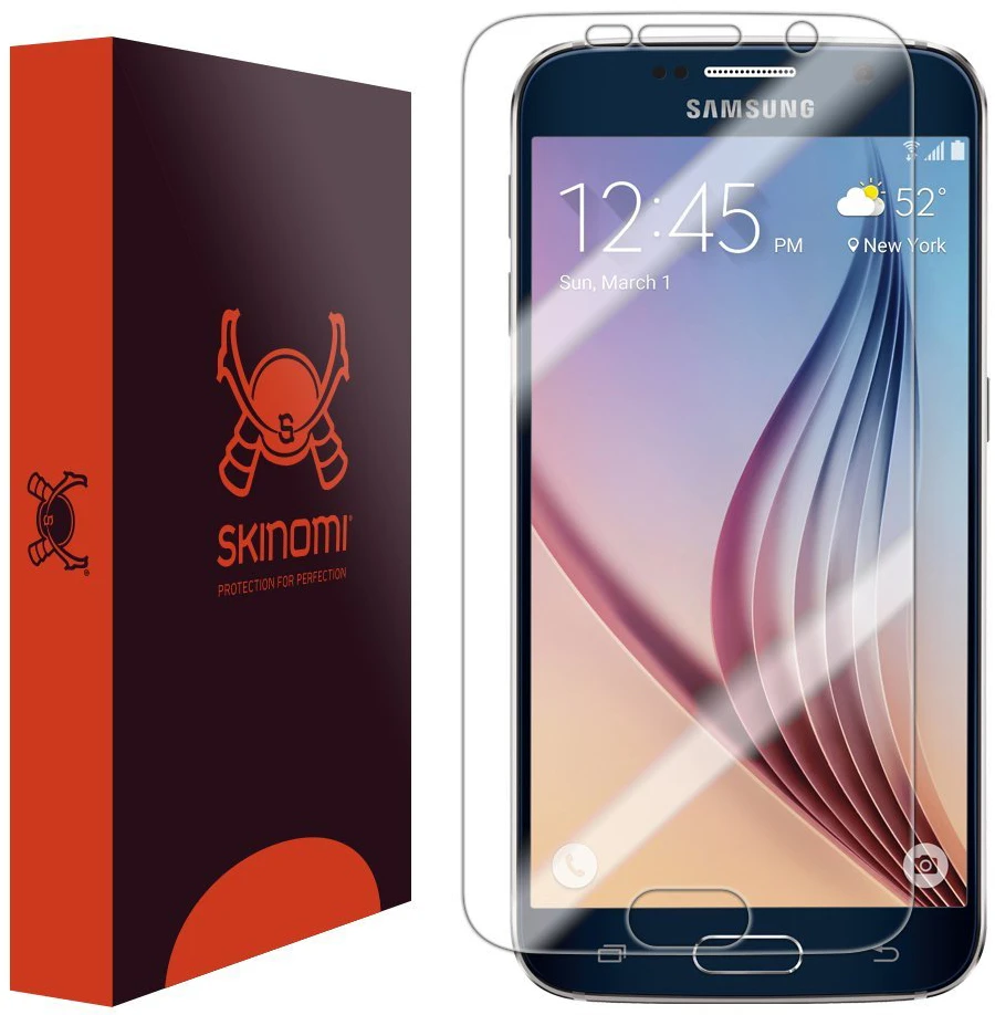 Skinomi - Schutzfolie Für Samsung Galaxy S6 TechSkin 1 Skinomi - Schutzfolie Für Samsung Galaxy S6 TechSkin