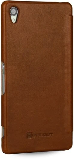 StilGut - Handyhülle Für Sony Xperia Z3 "Book Type" Ohne Clip -Outlet STILGUT Store sony xperia z3 case bt cog 05