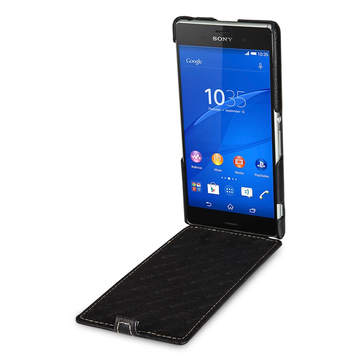 StilGut - Handyhülle Für Sony Xperia Z3 "UltraSlim" Aus Leder 2 StilGut - Handyhülle Für Sony Xperia Z3 "UltraSlim" Aus Leder – Bild 2