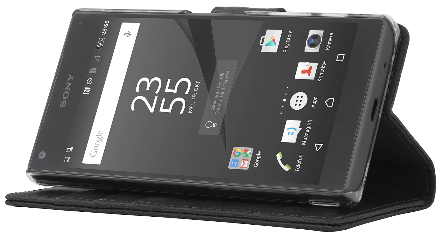 StilGut - Xperia Z5 Compact Hülle Talis Mit Standfunktion 6 StilGut - Xperia Z5 Compact Hülle Talis Mit Standfunktion – Bild 6
