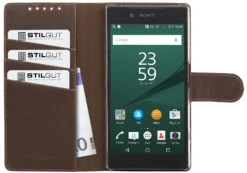 StilGut - Xperia Z5 Hülle Talis Mit Standfunktion -Outlet STILGUT Store sony xperia z5 huelle stilgut talis mit standfunkt5727905b58347