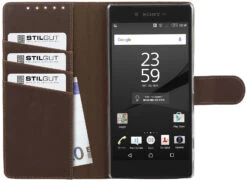 StilGut - Xperia Z5 Premium Hülle Talis Mit Standfunktion
