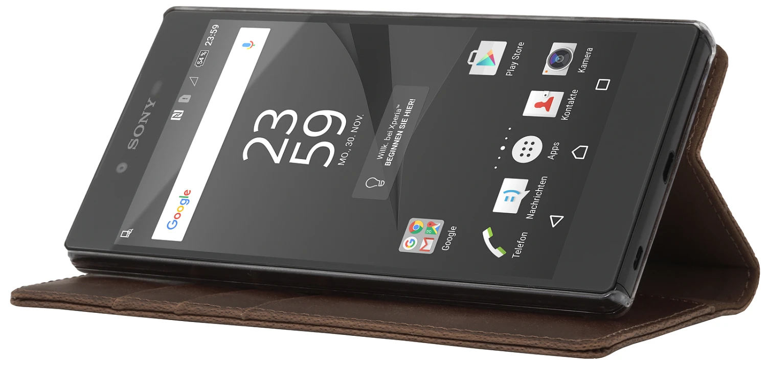 StilGut - Xperia Z5 Premium Hülle Talis Mit Standfunktion 6 StilGut - Xperia Z5 Premium Hülle Talis Mit Standfunktion – Bild 6