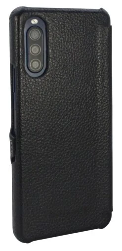 StilGut - Sony Xperia 10 II Tasche Book Type Mit Clip -Outlet STILGUT Store sony xperia 10 ii book case clip black 03