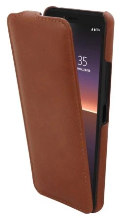 StilGut - Sony Xperia 10 II Hülle UltraSlim 13 StilGut - Sony Xperia 10 II Hülle UltraSlim -Outlet STILGUT Store sony xperia 10 ii flip case ultraslim brown 01