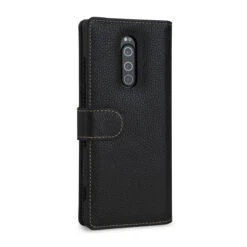 StilGut - Sony Xperia 1 Flip Cover Talis Mit Kartenfach -Outlet STILGUT Store sony xperia 1 wallet case talis black 05