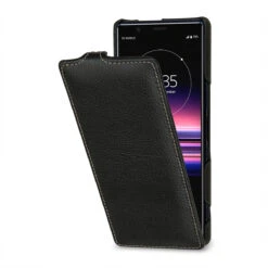 StilGut - Sony Xperia 5 Hülle UltraSlim -Outlet STILGUT Store sony xperia 5 flip case ultraslim black td 01 1