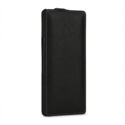 StilGut - Sony Xperia 5 Hülle UltraSlim -Outlet STILGUT Store sony xperia 5 flip case ultraslim black td 04