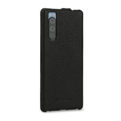 StilGut - Sony Xperia 5 Hülle UltraSlim -Outlet STILGUT Store sony xperia 5 flip case ultraslim black td 05