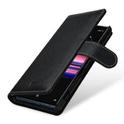StilGut - Sony Xperia 5 Flip Cover Talis Mit Kartenfach -Outlet STILGUT Store sony xperia 5 wallet case talis blakc td 02 1