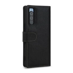 StilGut - Sony Xperia 5 Flip Cover Talis Mit Kartenfach -Outlet STILGUT Store sony xperia 5 wallet case talis blakc td 05