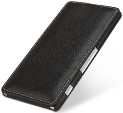 StilGut - Handyhülle Für Xperia C4 "UltraSlim" Aus Leder -Outlet STILGUT Store sony xperia c4 cover us schw 03