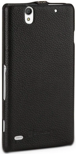 StilGut - Handyhülle Für Xperia C4 "UltraSlim" Aus Leder -Outlet STILGUT Store sony xperia c4 cover us schw 05