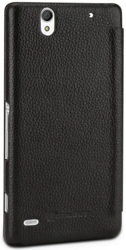StilGut - Handyhülle Für Xperia C4 "Book Type" Ohne Clip 11 StilGut - Handyhülle Für Xperia C4 "Book Type" Ohne Clip -Outlet STILGUT Store sony xperia c4 tasche bt oc schw 05
