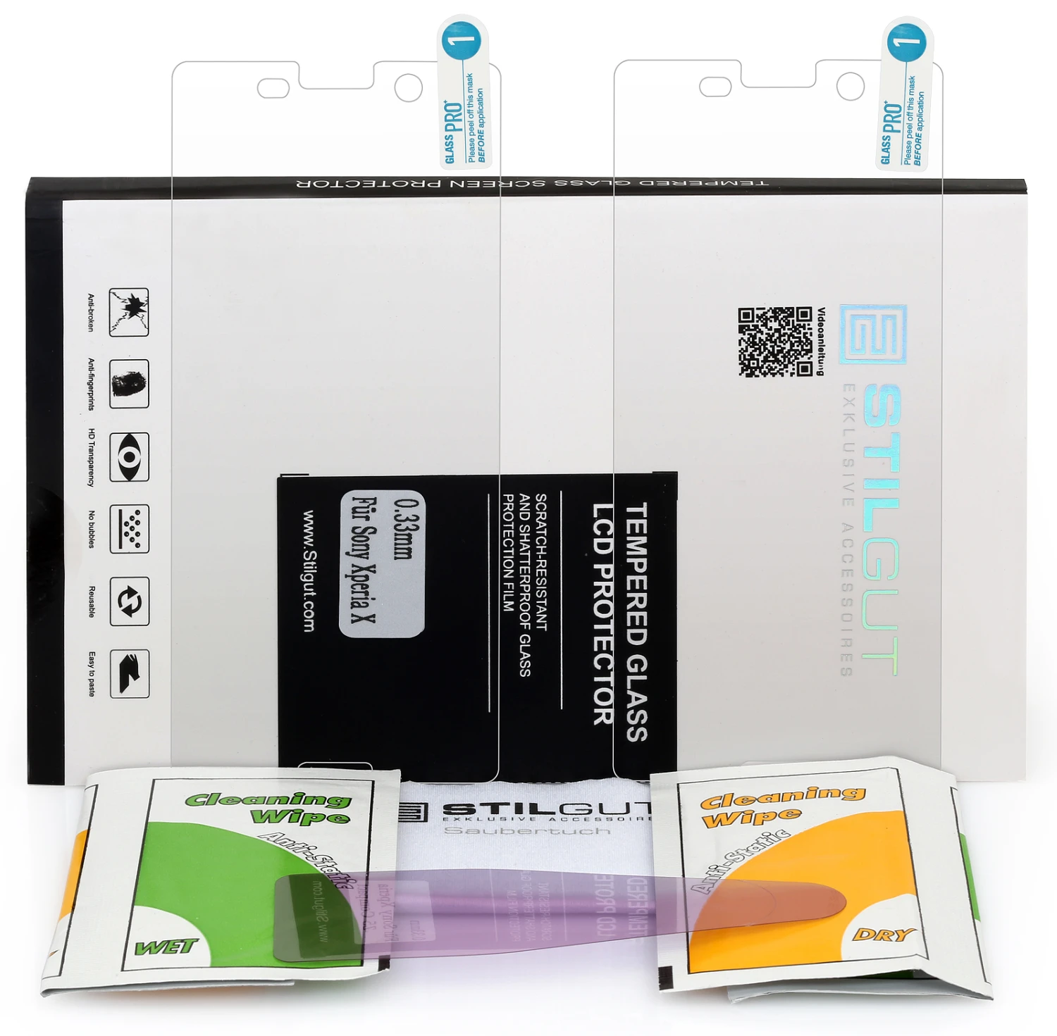 StilGut - Panzerglas Sony Xperia X (2er Pack) 6 StilGut - Panzerglas Sony Xperia X (2er Pack) – Bild 6