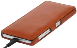 StilGut - Sony Xperia X Performance Tasche Book Type Mit Clip -Outlet STILGUT Store sony xperia x performance tasche book type mit clip cognac 03