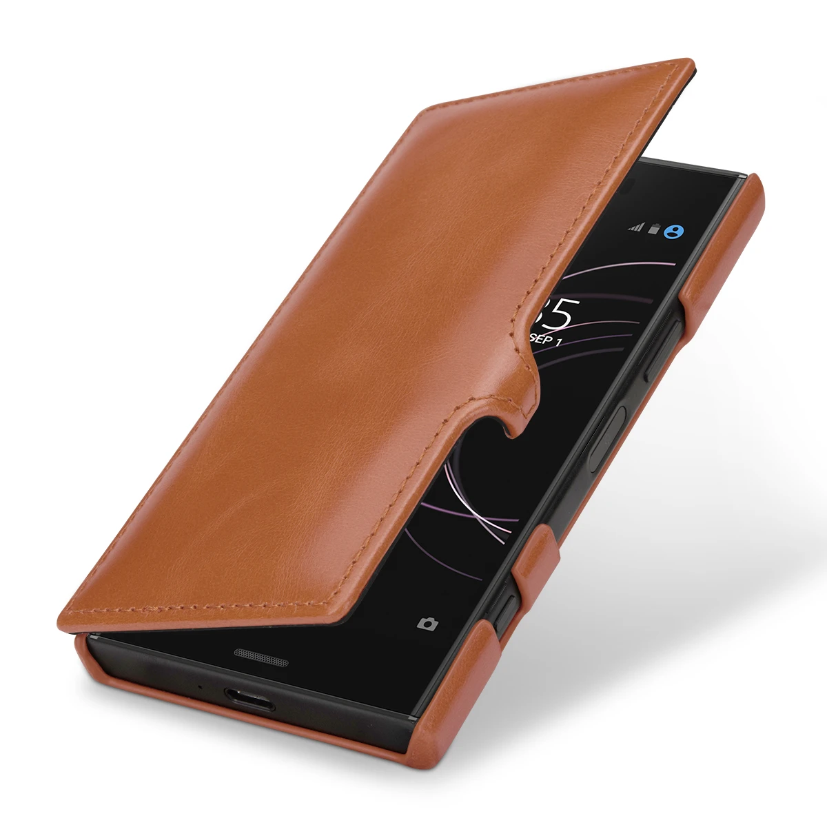 StilGut - Sony Xperia XZ1 Compact Tasche Book Type Mit Clip – Bild 8