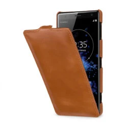 StilGut - Sony Xperia XZ2 Hülle UltraSlim 19 StilGut - Sony Xperia XZ2 Hülle UltraSlim -Outlet STILGUT Store sony xperia xz2 huelle ultraslim cognac 01 w