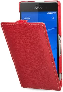 StilGut - Handyhülle Für Sony Xperia Z3 "UltraSlim" Aus Leder 27 StilGut - Handyhülle Für Sony Xperia Z3 "UltraSlim" Aus Leder -Outlet STILGUT Store sony xperia z3 us huelle rot 01