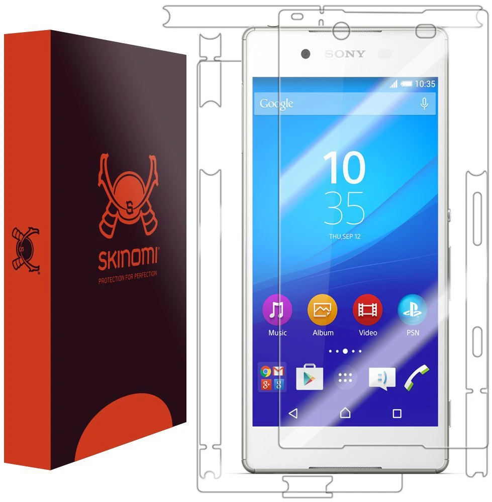 Skinomi - Displayschutzfolie Für Xperia Z3+ TechSkin Für Vorder- Und Rückseite 1 Skinomi - Displayschutzfolie Für Xperia Z3+ TechSkin Für Vorder- Und Rückseite